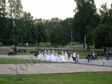 Парк Победы на Поклонной горе. Невесты (фото Татьяны Гусаровой)